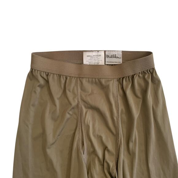 Milliken Men's Size S Reg Lightweight Cold Weather Gen III Coyote Drawers Pant - Picture 7 of 13